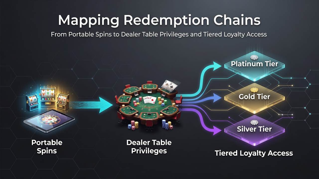 Darstellung gestaffelter Loyalitätsstufen und Tischprivilegien in Online-Casinos