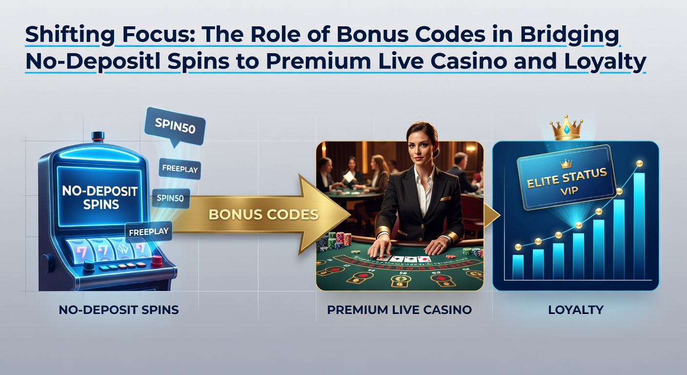 Visualisierung der Verbindung zwischen Bonus-Codes, Live-Casino und Loyalitätsstufen